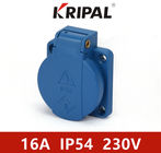IP54 norme allemande bleue de 16 ampères pour la prise supplémentaire industrielle