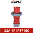Le CEI industriel imperméable 32A standard 4P de combinaison du coupleur IP67