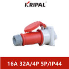 Prises et prises électriques industrielles triphasées IP44 16A 32A