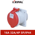 Prises et prises électriques industrielles triphasées IP44 16A 32A