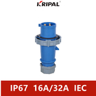 prise industrielle standard triphasée de prise du CEI IP67 de 5P 16A antipoussière