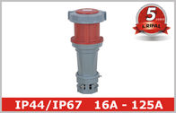 16A 32A 125A imperméabilisent le coupleur industriel IP44 IP67 de prise d'extension