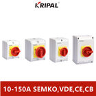 Commutateur d'isolant d'IP65 10-150A 230-440V 3P 4P avec la boîte protectrice
