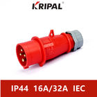 Prise industrielle IP44 380V 16A 32A de douille standard du CEI imperméable