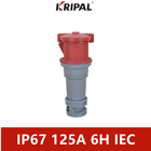 Résistant à hautes températures de la CE IP67 125A 4 Pin Industrial Connector