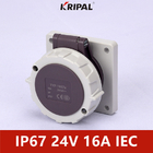 norme du CEI de prise montée par panneau de basse tension de 48V 32A IP67 3P