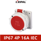 norme universelle du CEI de prise industrielle imperméable de 16A 3P 220V IP67