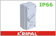UKF1 débouché de prise imperméable électrique bipolaire de commutateur de la série IP66 63A pour l'isolement extérieur